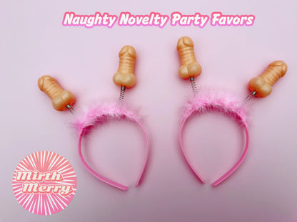 Penis Headband, Hen Party Favors Set, Novelty Party Games Decor, Hens Night Bridal Shower, Hen Party Games, Penis Hoopla Ring, Pink Handcuff