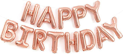 Rose Gold Foil Balloon Letters 16"/ 41CM, Foil Balloon for Bridal Shower, Wedding Decor, Engagement, Hens Party, Bachelorette Party