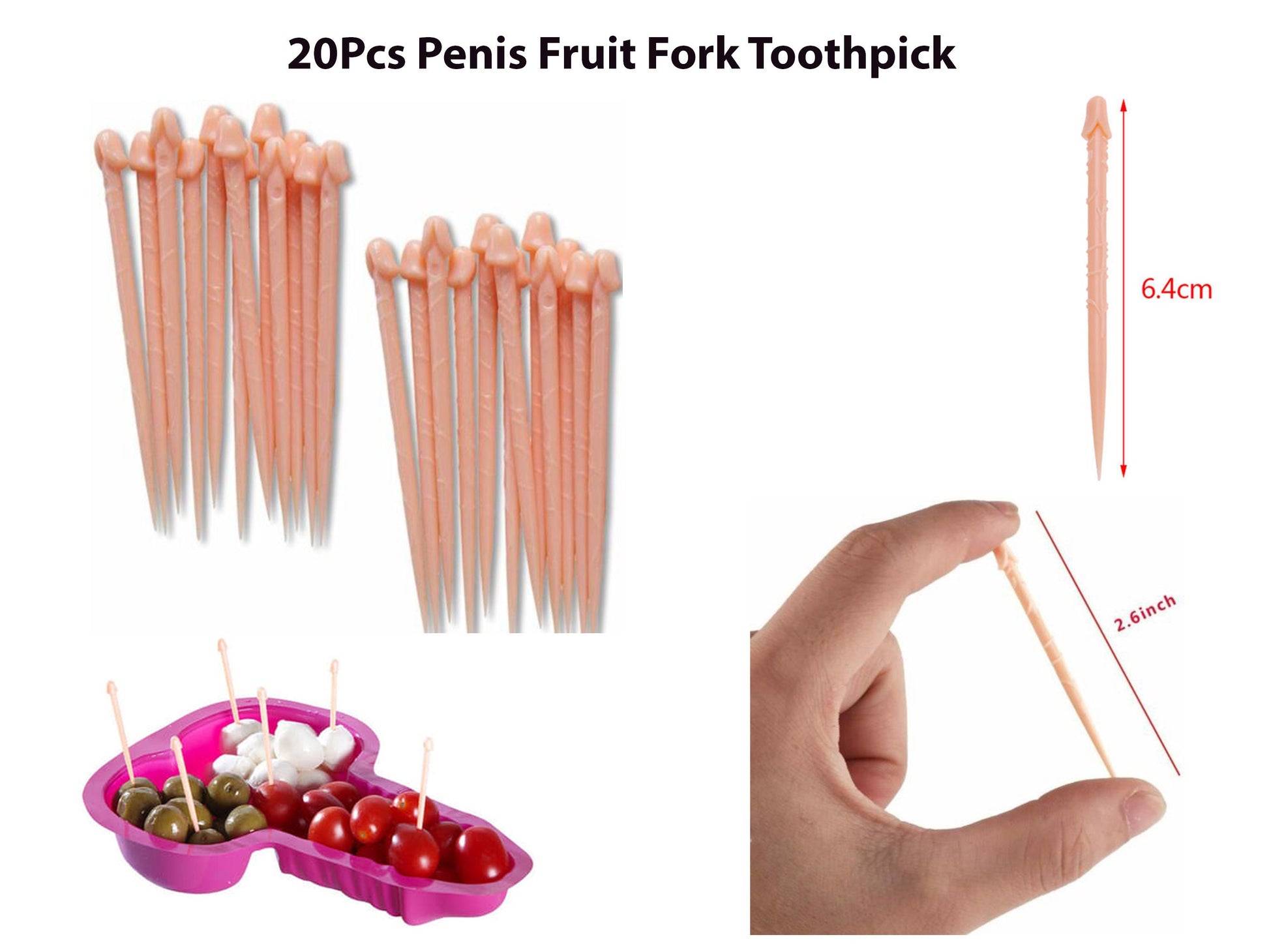 Penis Snack Trays, Dick Utensils, Bachelorette Tablewear, Party Silverware, Pecker Tray, Hen Party Favors, Bach Decor, Penis Favors