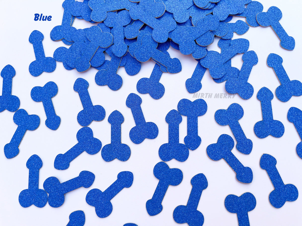 Penis Confetti, Sprinkle Confetti | Bachelorette Party Table Decorations, Hens Party Dick Supplies, Rose Gold Glitter Penis Confetti